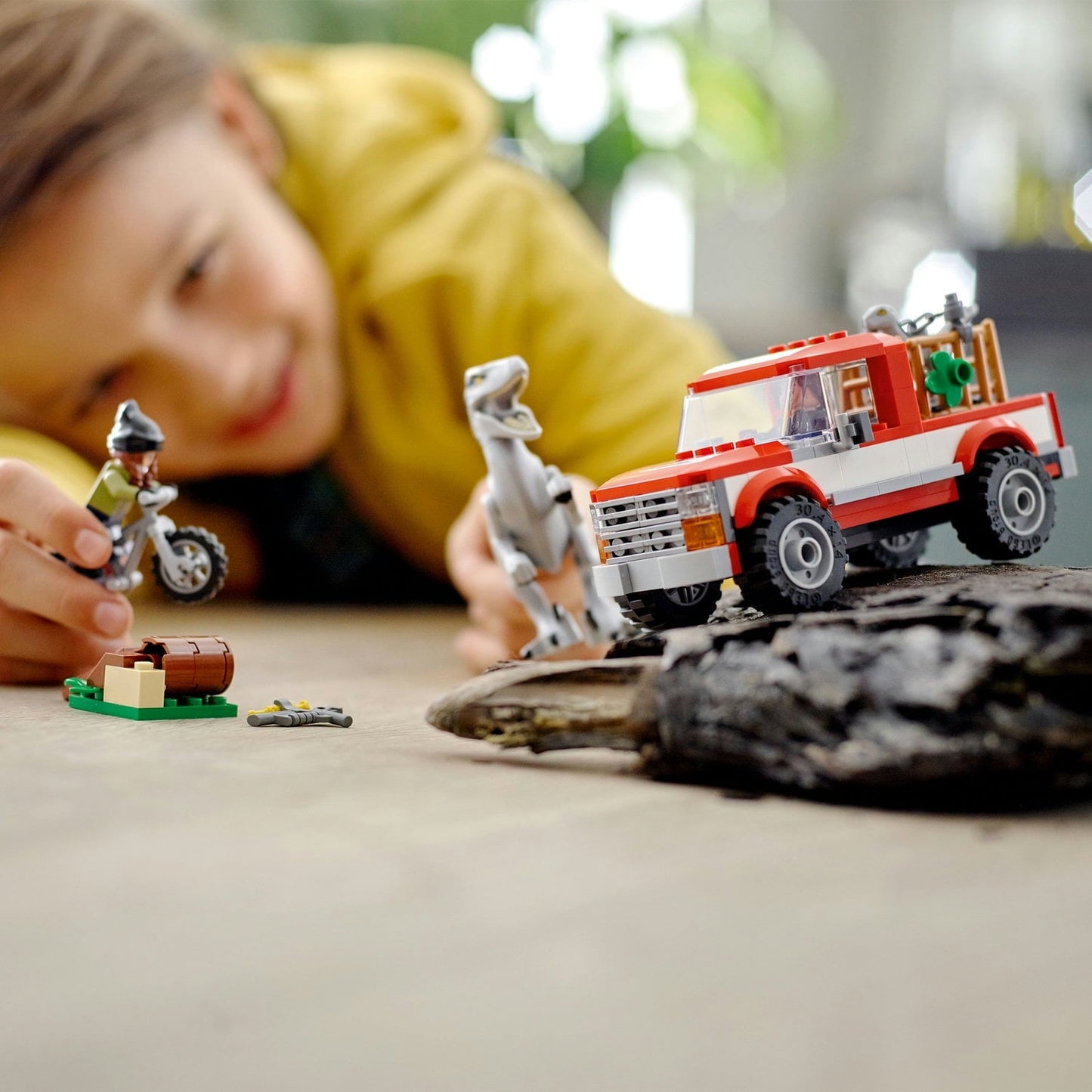 LEGO Jurassic World Blue and Beta Velociraptor Capture 76946 with Truck and 2 Dinosaur Toys for Kids, 2022 Dominion Movie Inspired Set