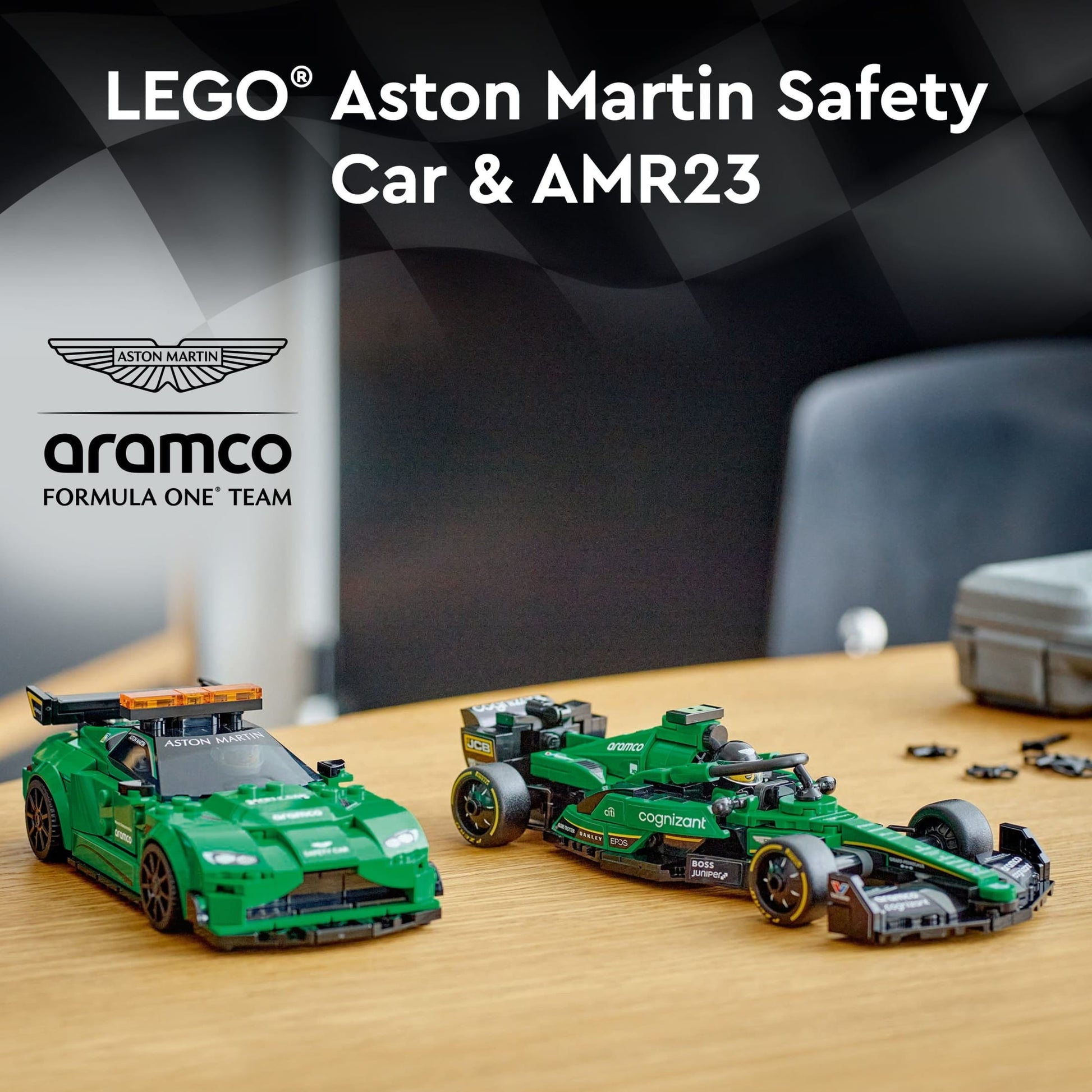 LEGO Speed Champions Aston Martin Safety Car & AMR23 Building Toys