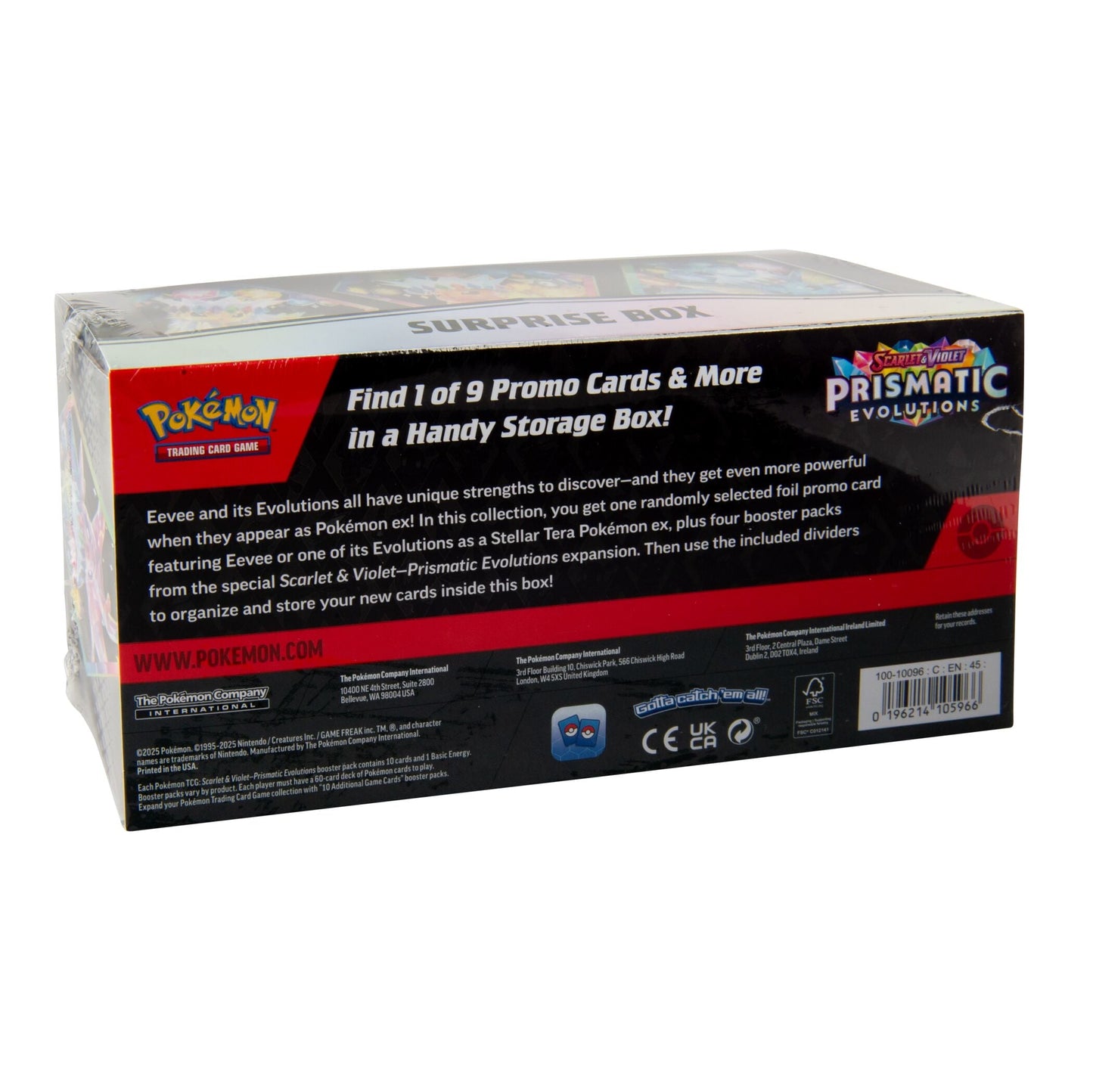 Pokemon Scarlet & Violet Prismatic Evolutions Surprise Box