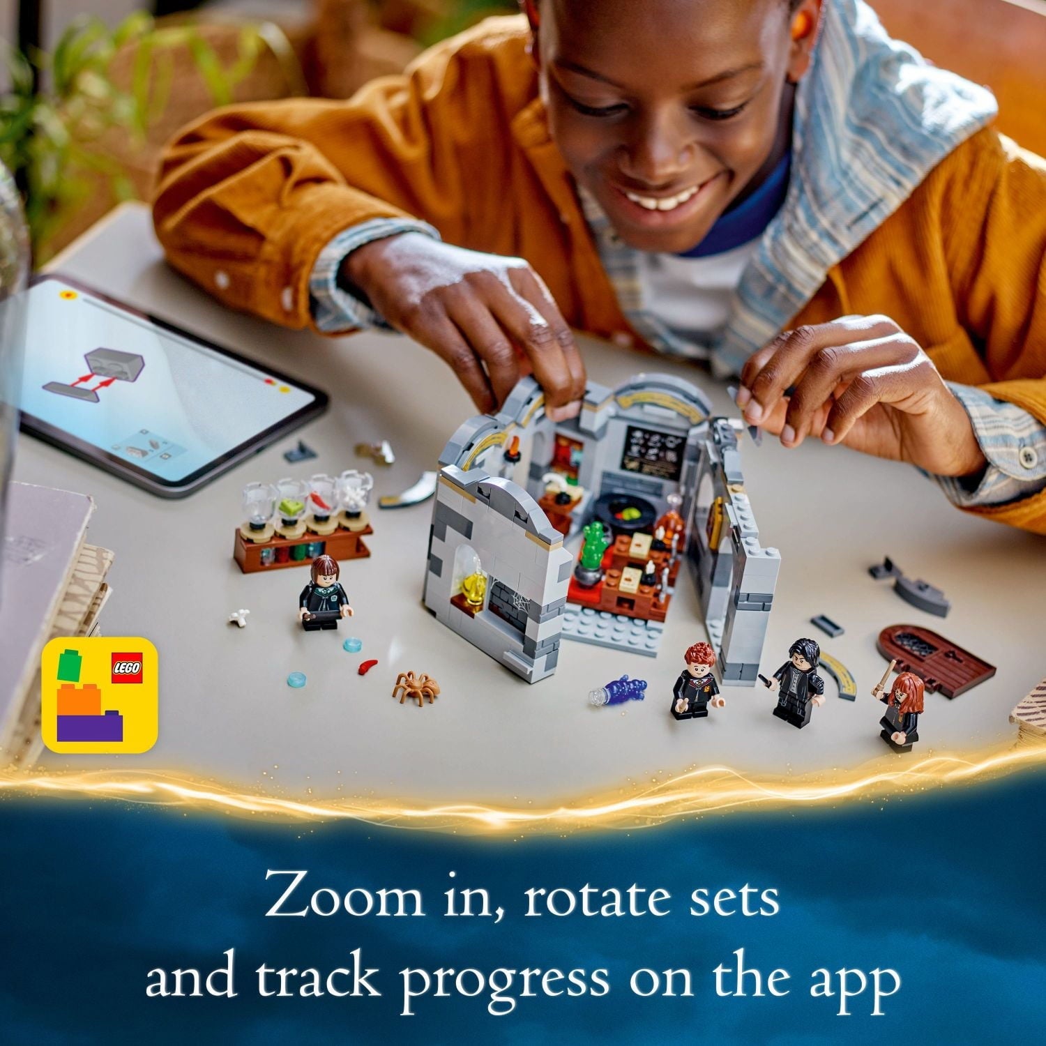 LEGO Harry Potter Hogwarts Castle: Potions Class, Collectible Halloween Toy for 8 Year Old Girls and Boys, 76431