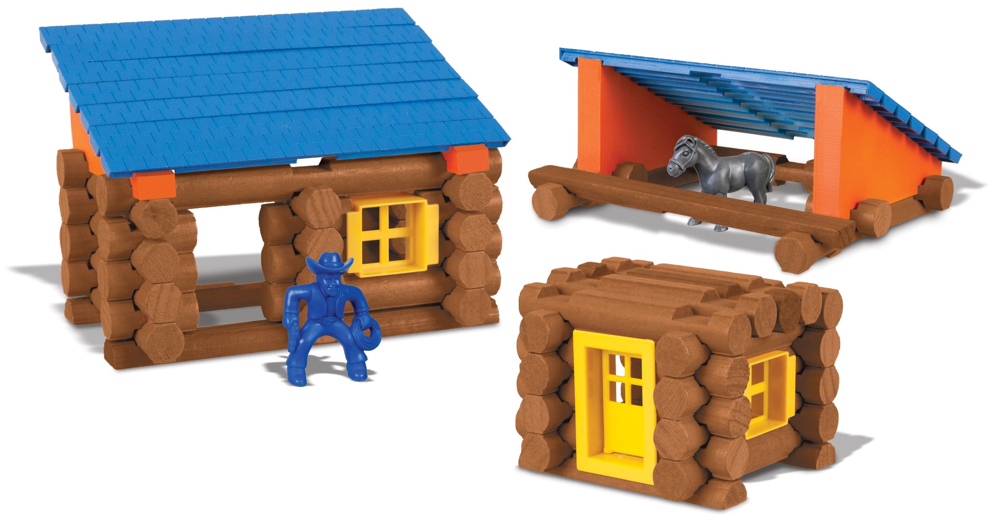 LINCOLN LOGS - Oak Creek Lodge - 137 Pieces - Ages 3 Preschool Education Toy