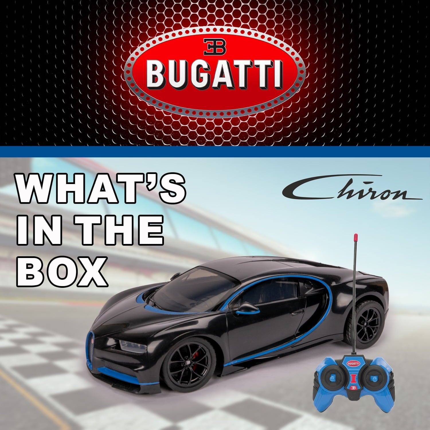Bugatti Chiron 1:14 RTR Electric RC Car (Color May Vary)