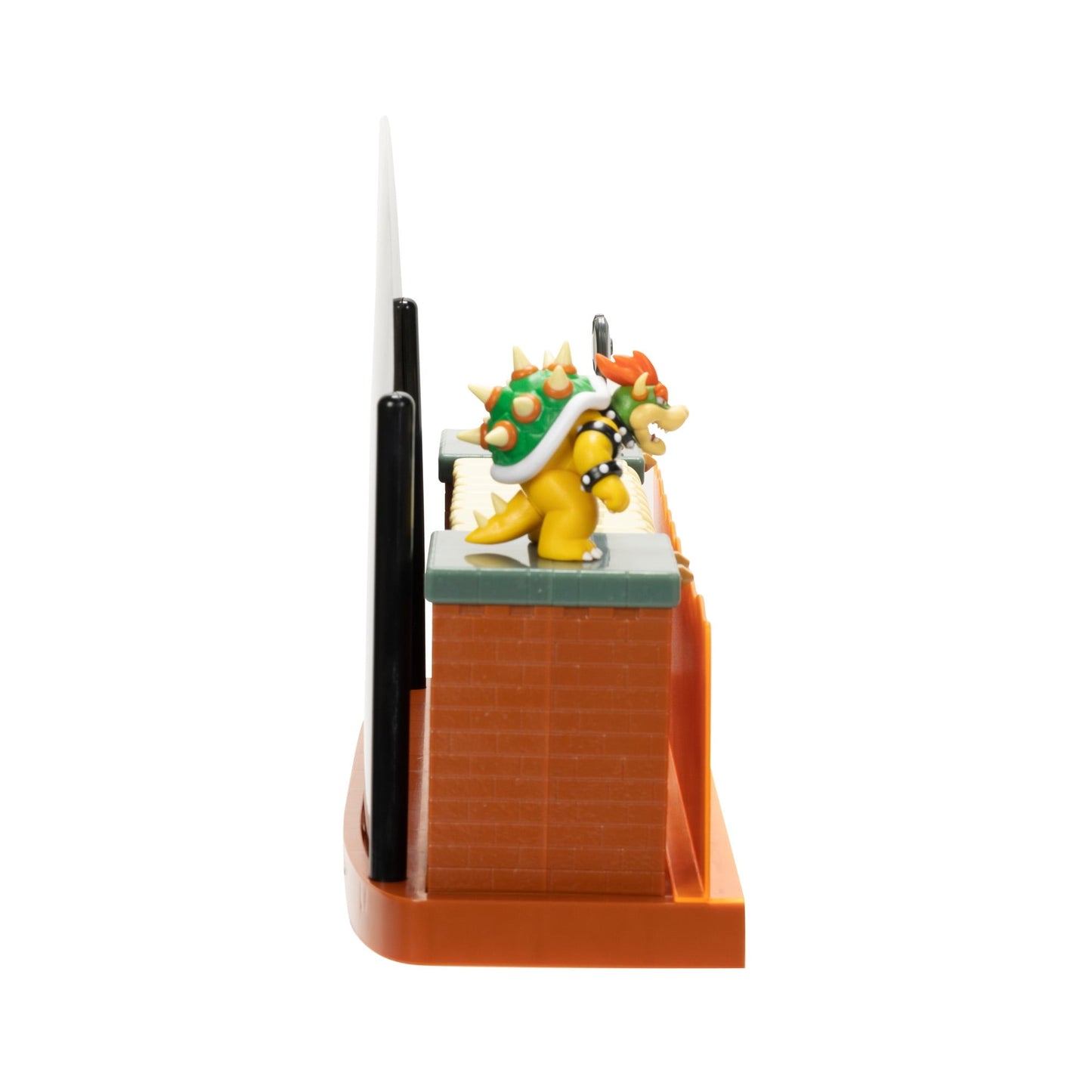 Nintendo 2.5 Inch Deluxe Bowser Battle Playset with Bowser Figure