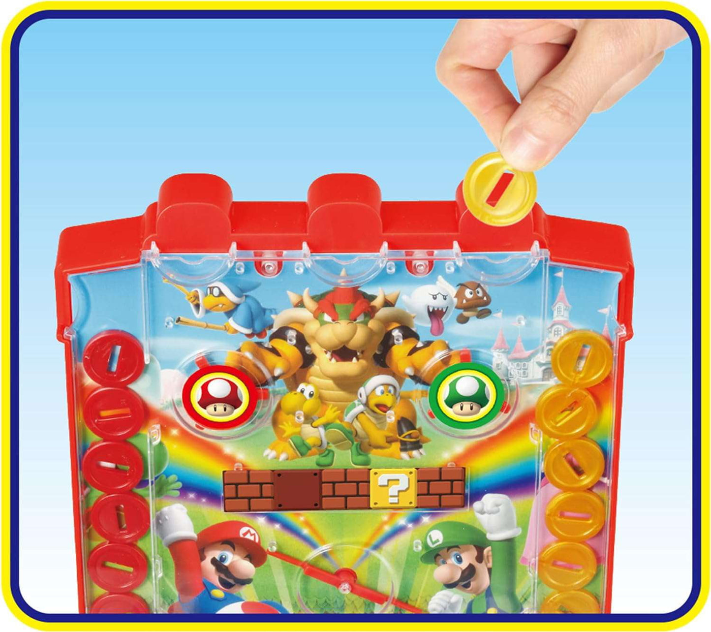 EPOCH Games Super Mario Lucky Coin Game, Tabletop Skill and Action Game