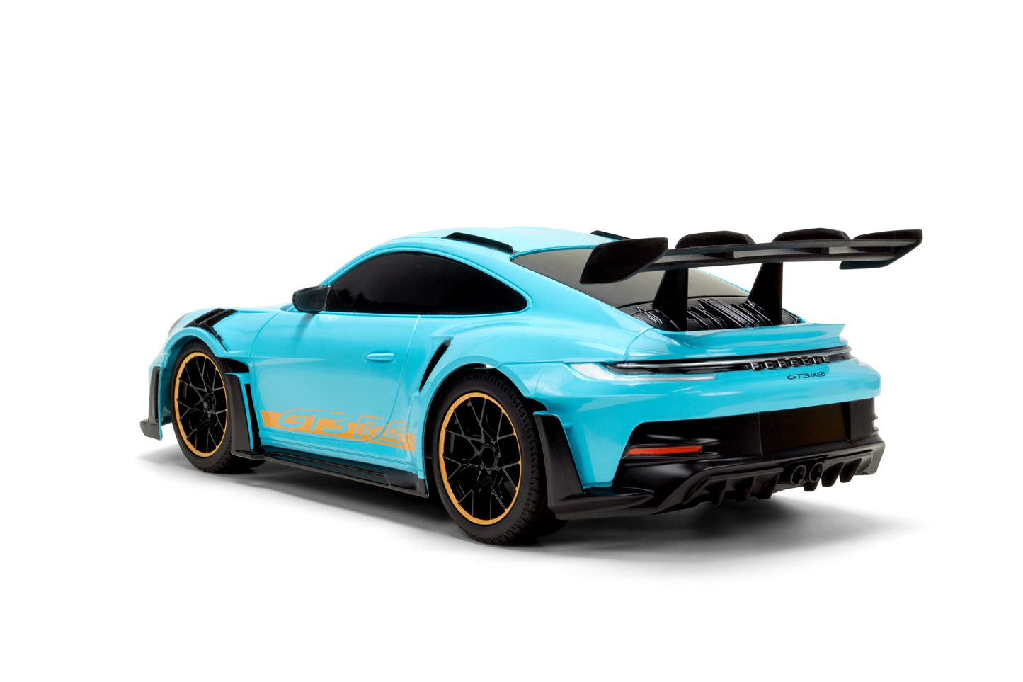 Jada Toys Porsche 911 (992) GT3 RS – 1:16 RC – USB Rechargeable with Turbo Function, Radio Control Cars(Blue)