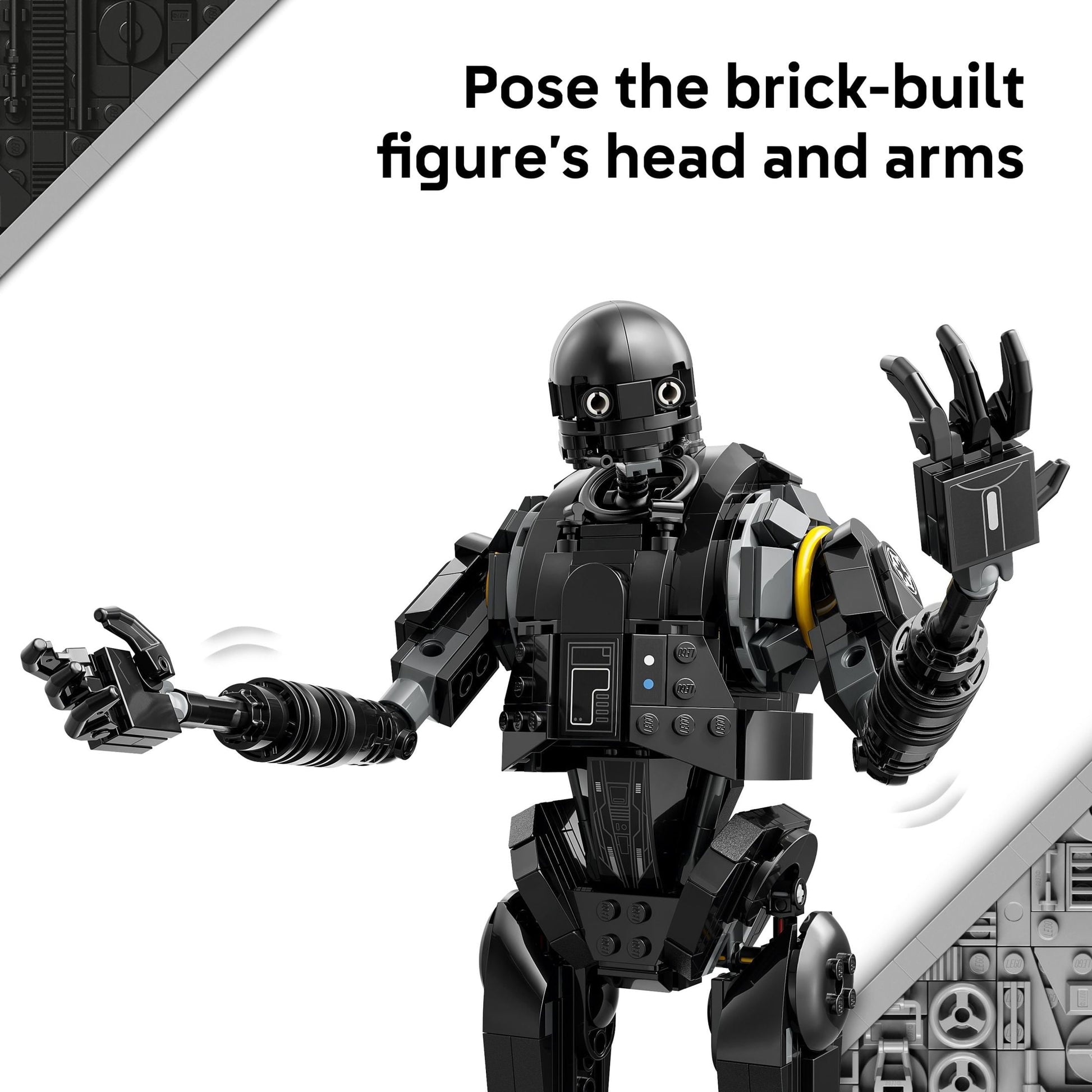 LEGO Star Wars: Andor K-2SO Security Droid - Building Toy For Kids, Ages 10+ - Makes a Cool Gift for Boys and Girls - Model Kit and Room Decor Idea For Sci-Fi Adventure Fans - 75434
