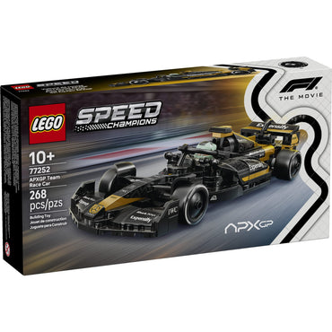 LEGO Speed Champions APXGP Team Race Car from F1 The Movie - Building Toy for Boys, Girls, & Kids, Ages 10+ - Pretend Play Racing Vehicle with 2 Minifigures - Gift Idea for Birthdays - 77252
