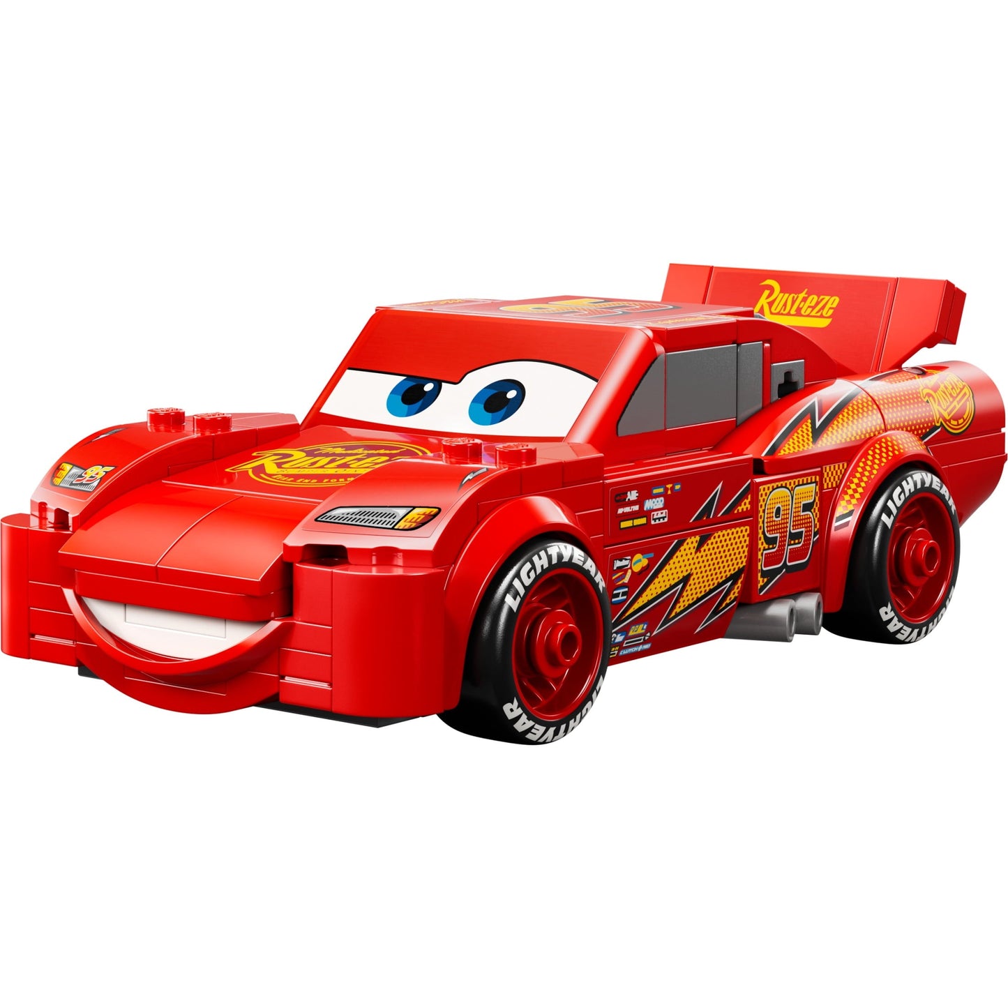 LEGO Speed Champions Lightning McQueen Toy - Disney Pixar Cars Building Blocks for Kids, Boys & Girls, Ages 9+ - Pretend Play Race Car & Bedroom Shelf Display - 77255
