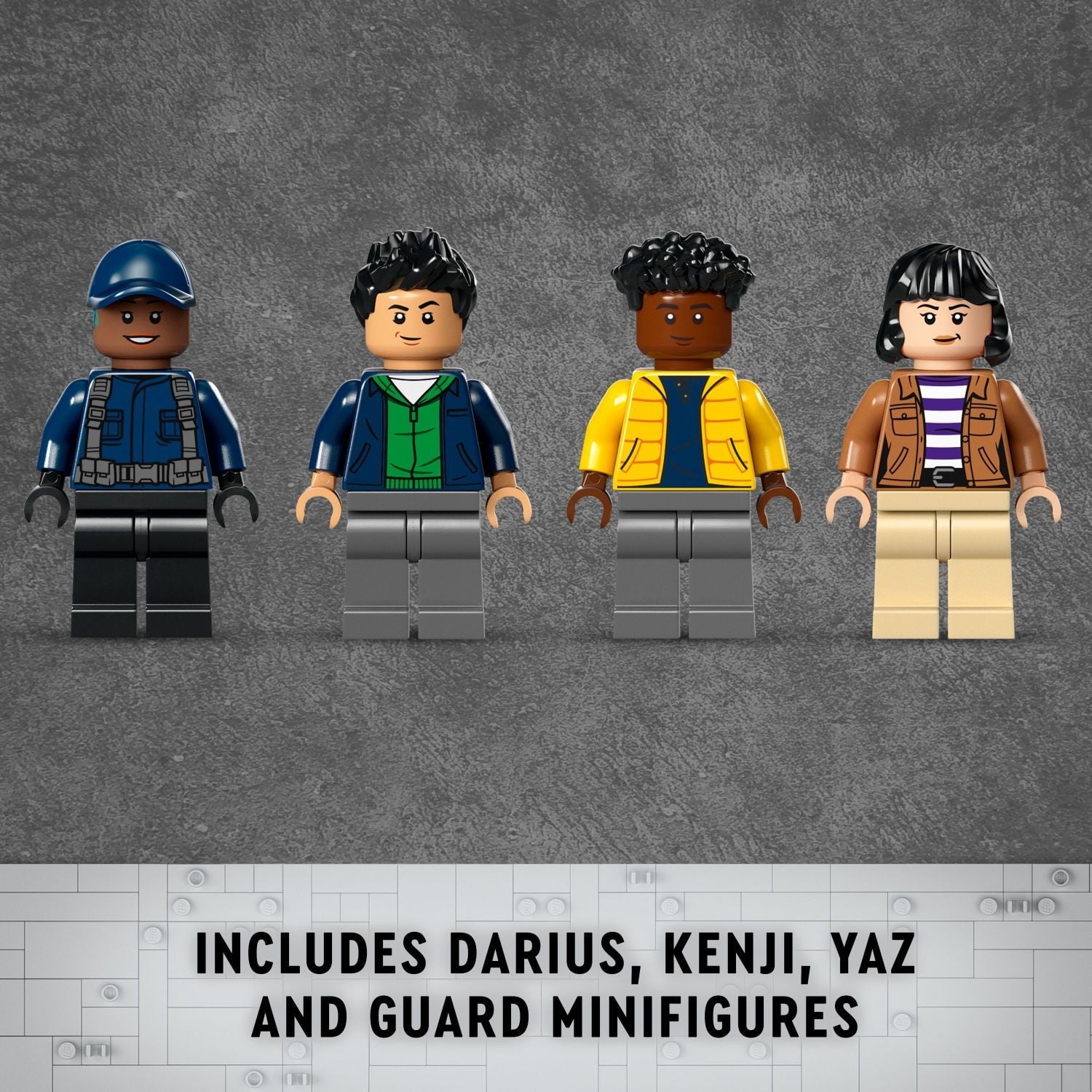 LEGO Jurassic World Dinosaur Missions: Allosaurus Transport Truck Toy, Fun Gift Idea for Kids with Kenji, Darius and Yaz Minifigures, Jurassic World Dinosaur Toy for Boys and Girls Ages 8 and Up 76966