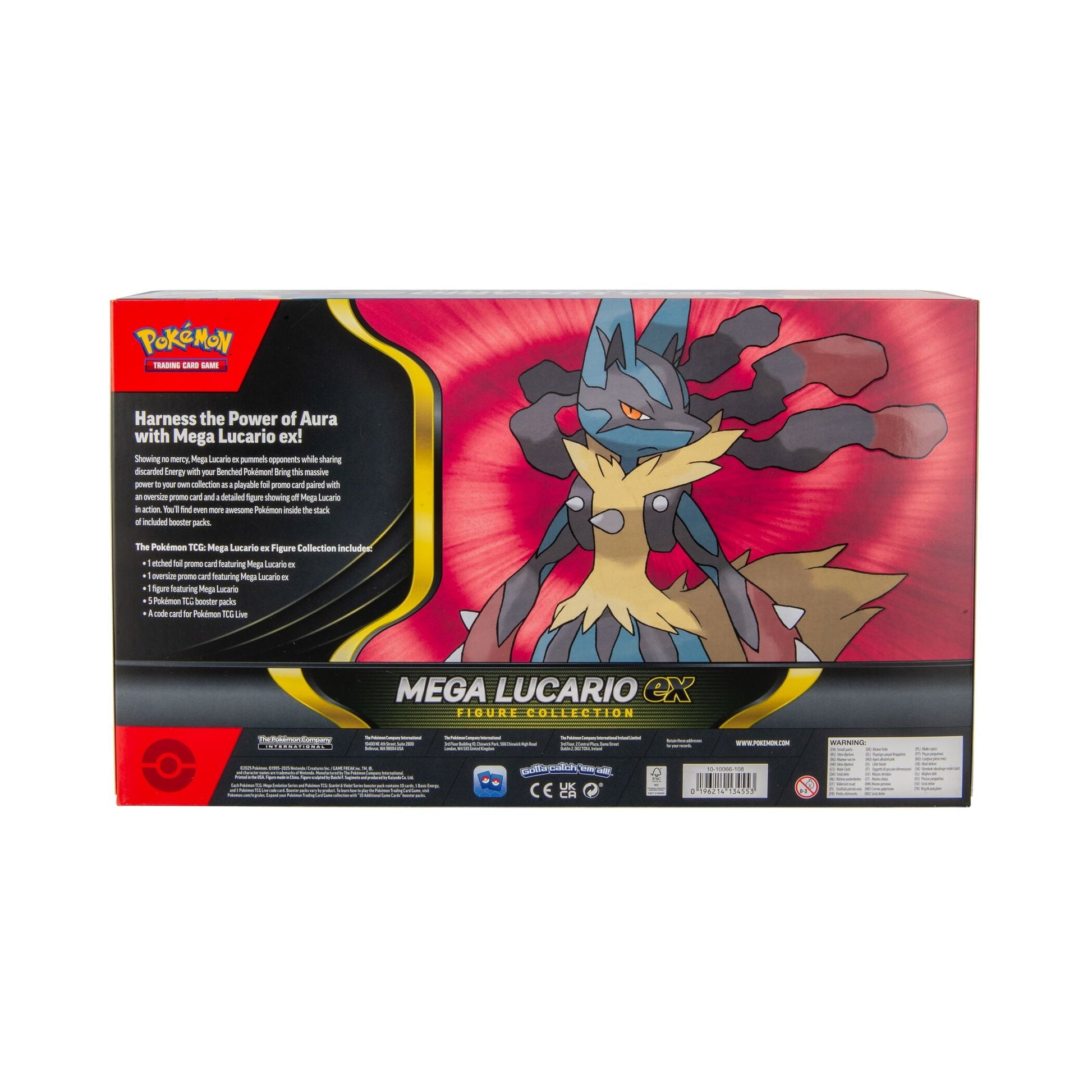 Pokemon Trading Card Games Mega Lucario Ex Figure Box