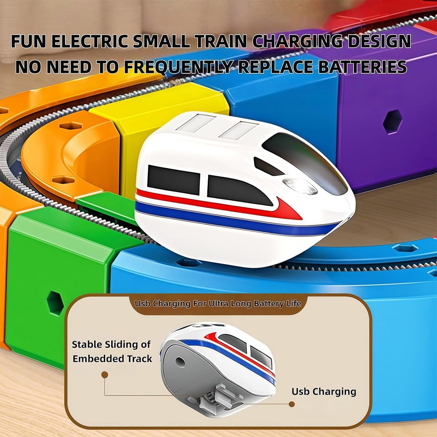 Magnetic Track Car Toys, Flexible Car Track Magnetic Train Set, DIY Race Car Track Building Kits with Train and Traffic Signs, for 4-8 Year Old Boy Toys Boys Girls Birthday Party Gifts (81PCS)