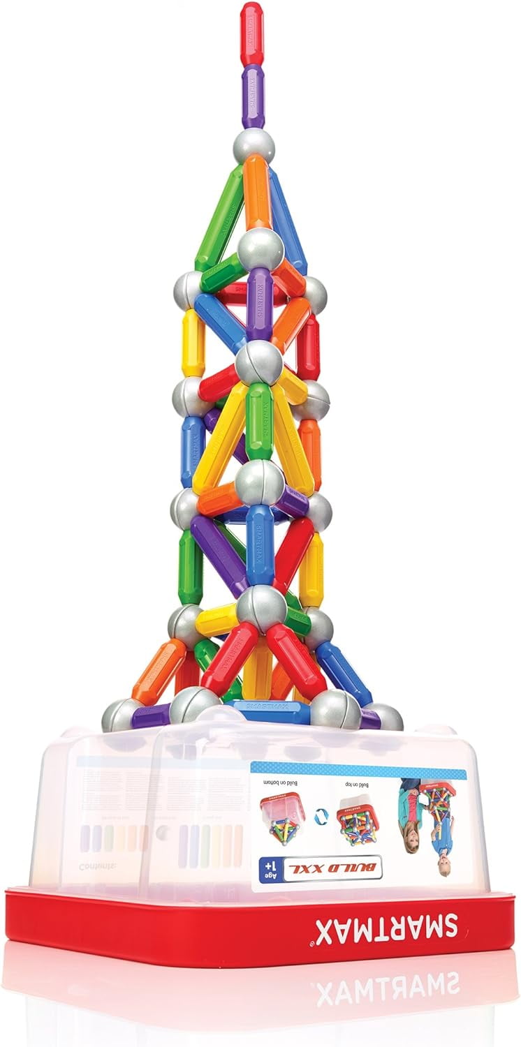 SmartMax XXL 70-Piece Magnetic STEM Building Set with Case