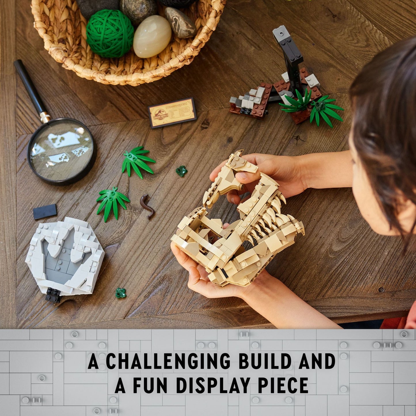 LEGO Jurassic World Dinosaur Fossils: T. rex Skull, Dino Toy for Boys and Girls, Educational Skeleton Model Set with Bones for Kids, Great Gift for Fans of the Jurassic Park Movies, 76964