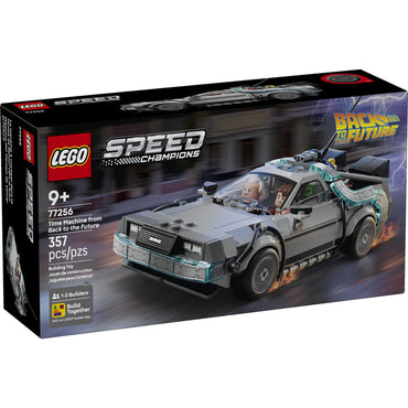 LEGO Speed Champions Time Machine from Back to the Future Building Toy for Kids - Pretend Play & Display Car Toy W/2 Build Modes for Boys & Girls, Ages 9+ - Gift Ideas for Birthdays & Fans - 77256