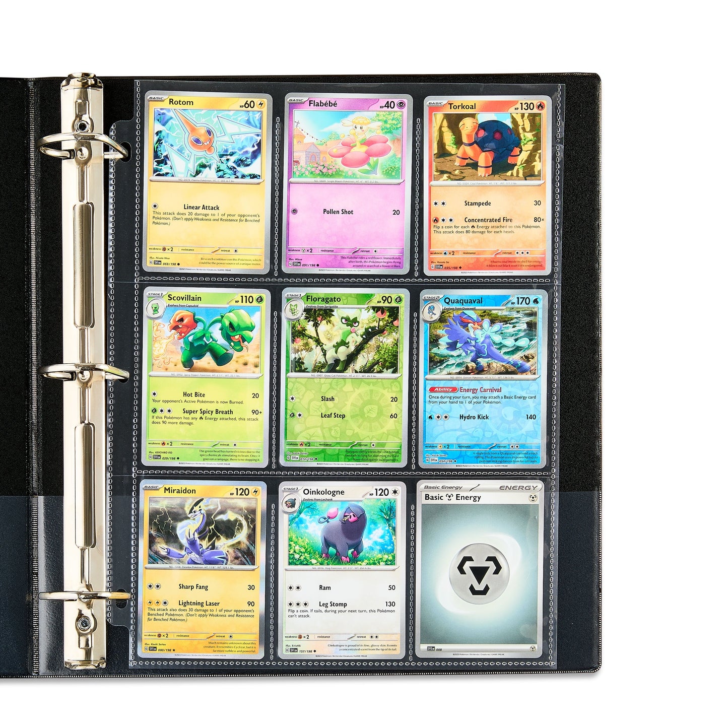 Pen + Gear 9-Pocket Protective Trading Card Pages, 8.5 in x 11 in, Clear, 10 Count