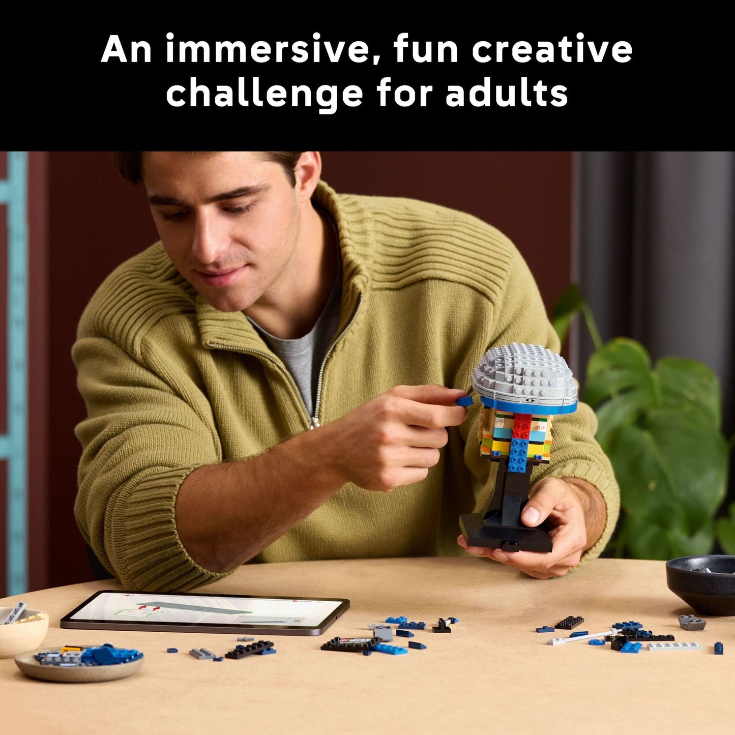 LEGO Star Wars Jango Fett Helmet - DIY Model Kit For Adults 18+ - Collectible Building Set - Room Decor Idea For Attack of the Clones Fans - Unique Gift Idea for Men and Women - 75408