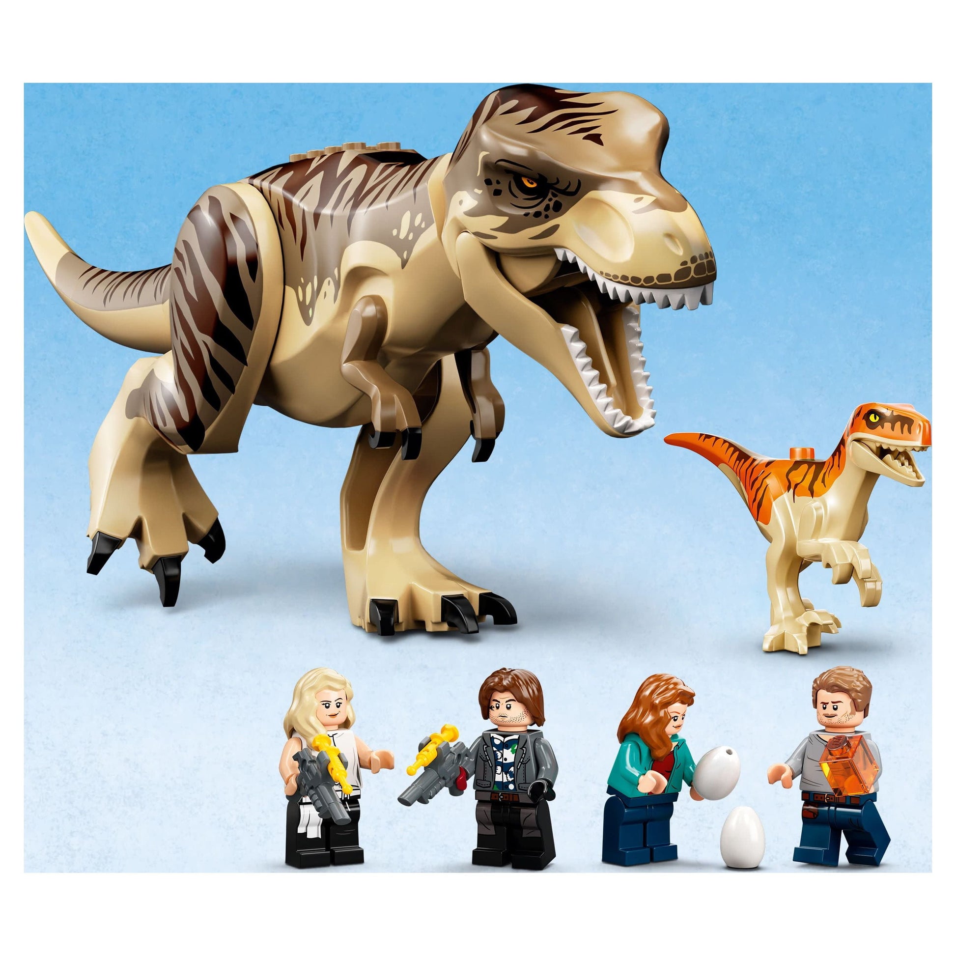 LEGO Jurassic World - T. Rex \u0026 Atrociraptor Dinosaur Breakout