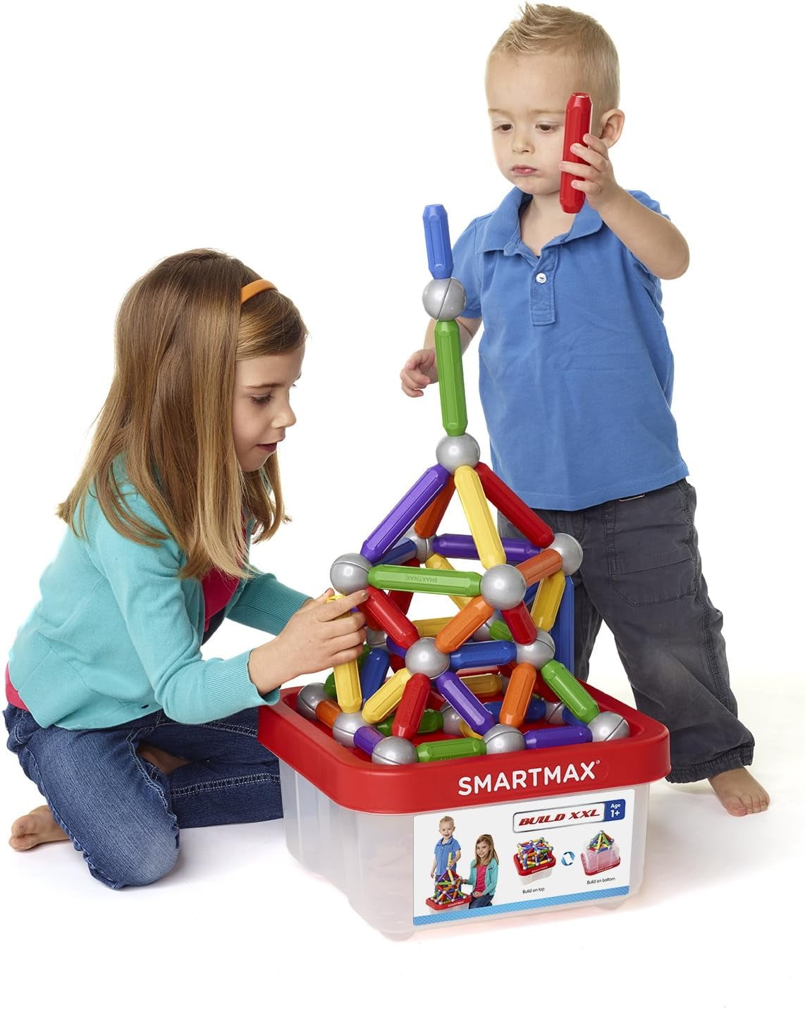 SmartMax XXL 70-Piece Magnetic STEM Building Set with Case