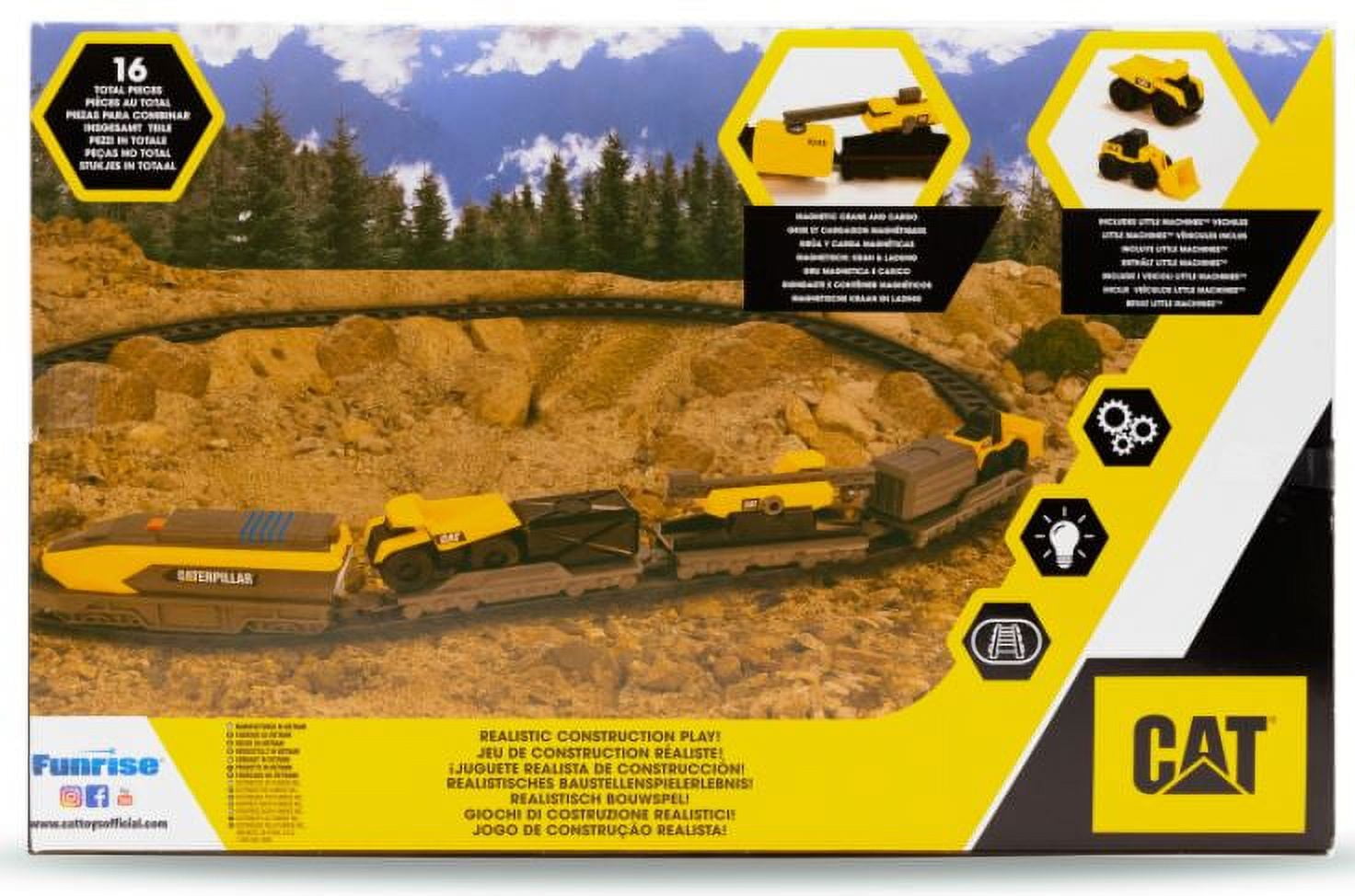 Cat Little Machines Power Track Train Set