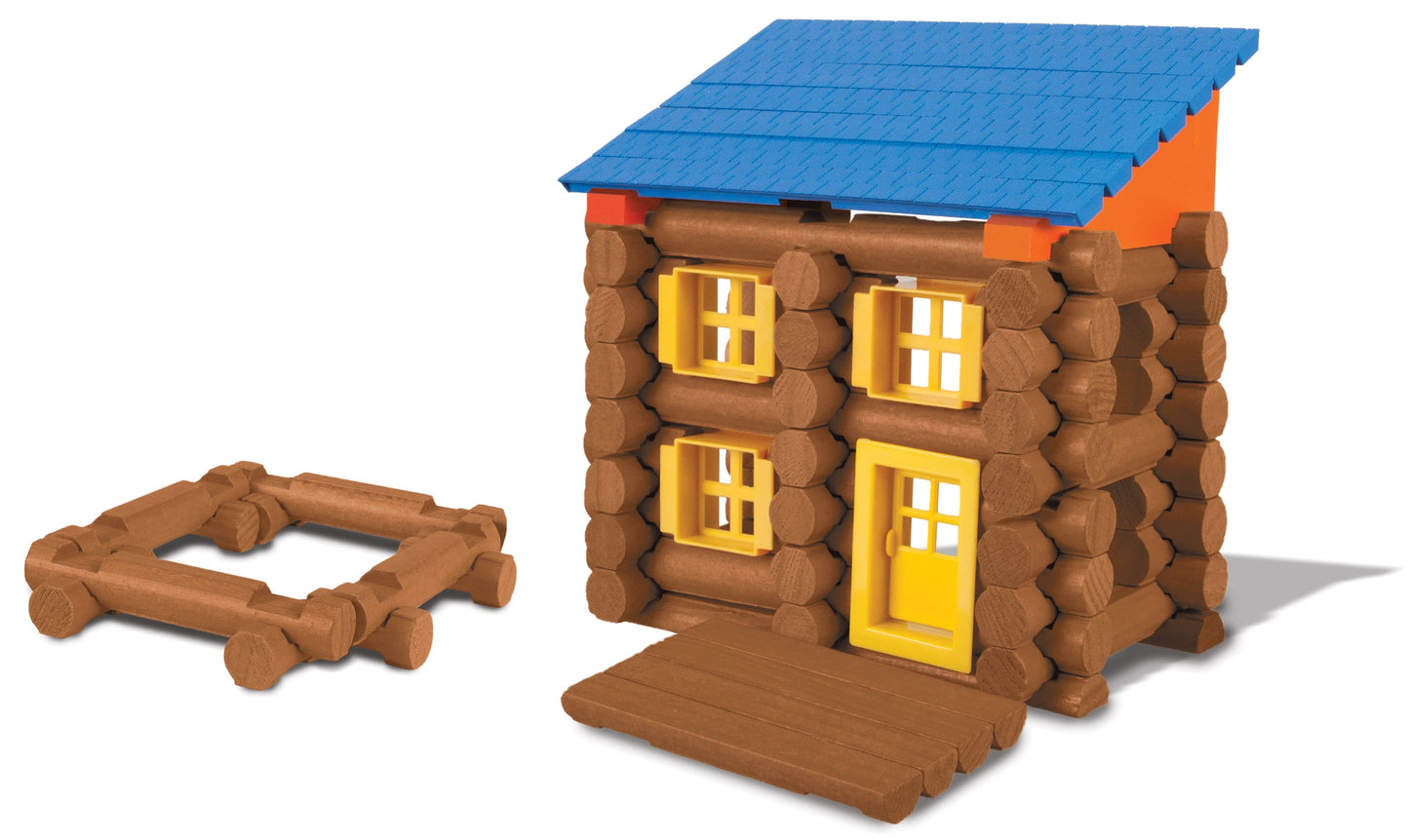 LINCOLN LOGS - Oak Creek Lodge - 137 Pieces - Ages 3 Preschool Education Toy