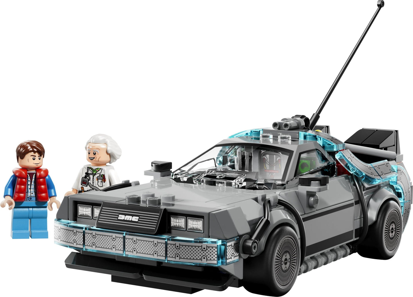 LEGO Speed Champions Time Machine from Back to the Future Building Toy for Kids - Pretend Play & Display Car Toy W/2 Build Modes for Boys & Girls, Ages 9+ - Gift Ideas for Birthdays & Fans - 77256