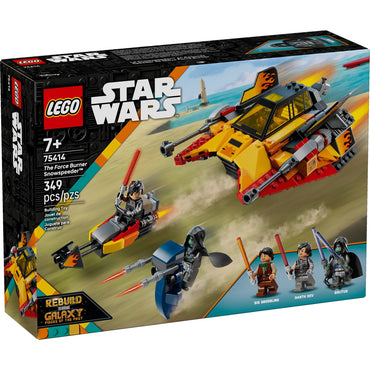 LEGO Star Wars: Rebuild The Galaxy The Force Burner Snowspeeder Building Toy - 2 in 1 Pretend Play Set W/ 3 Minifigures for Kids, Ages 7+ - Collectible Room Decor & Gift Idea for Boys & Girls - 75414
