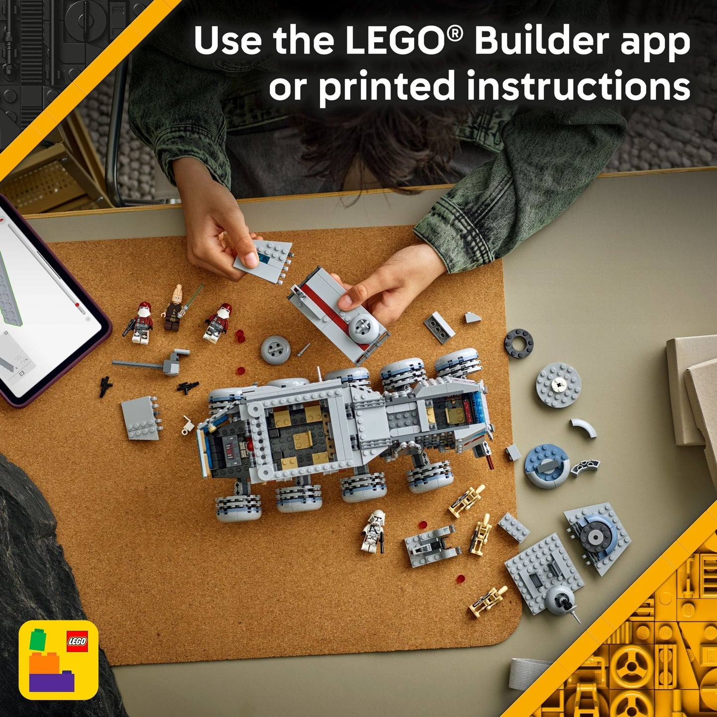 LEGO Star Wars: The Clone Wars Republic Juggernaut Building Toy for Kids - Pretend Play Set W 8/ Toy Figures - Collectible Model Kit for Boys & Girls, Ages 9+ - Gift Idea for Birthdays - 75413