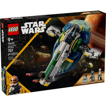 LEGO Star Wars: Attack of the Clones Jango Fett's Starship Building Toy - Pretend Play Set for Boys & Girls, Ages 9+ - Collectible Model Kit & Kids Room Decor - Gift for Birthdays - 75433