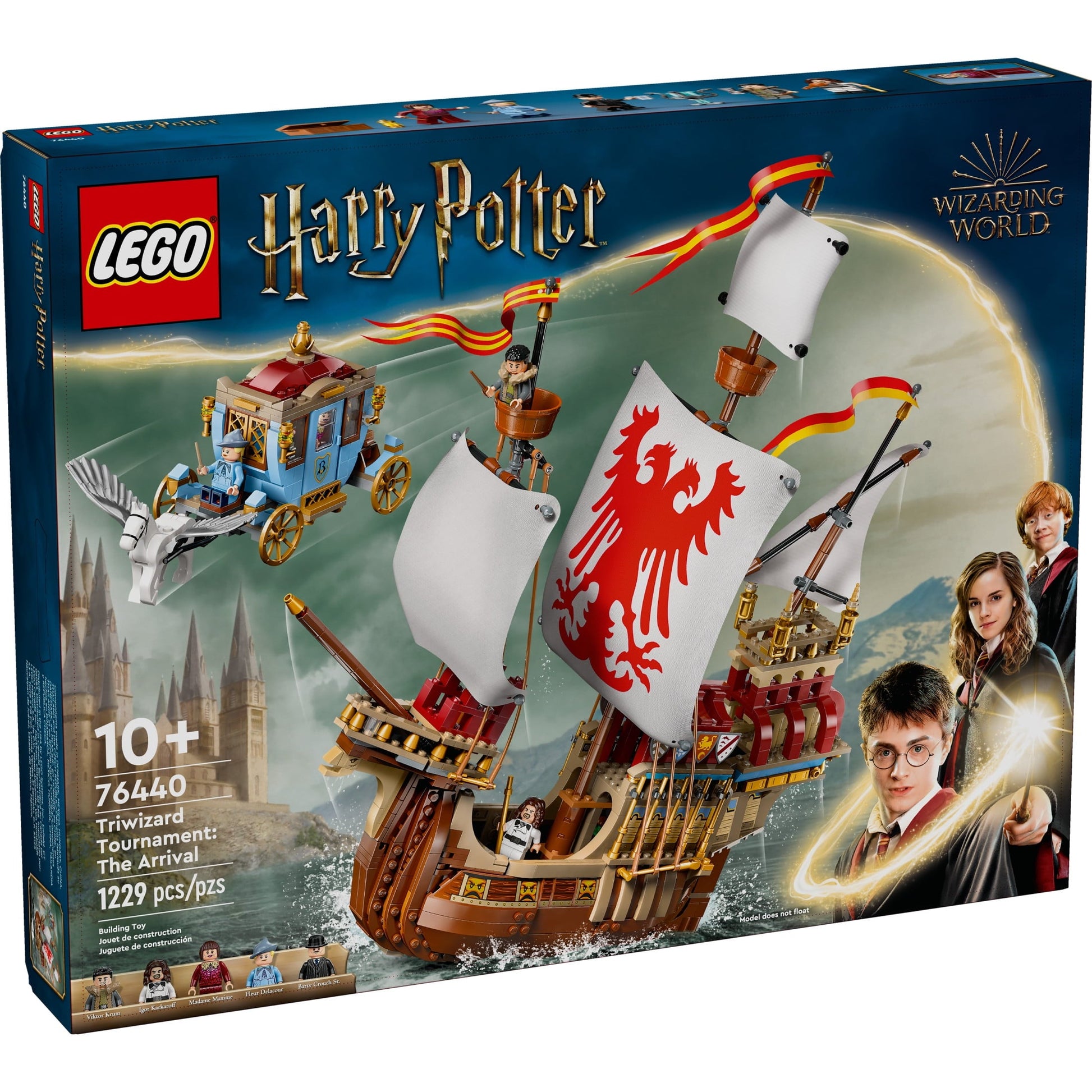 LEGO Harry Potter Triwizard Tournament: The Arrival Building Toy - Pretend Play Toy for Kids, Boys & Girls, Ages 10+ Years - Harry Potter Gifts for Fans - 76440