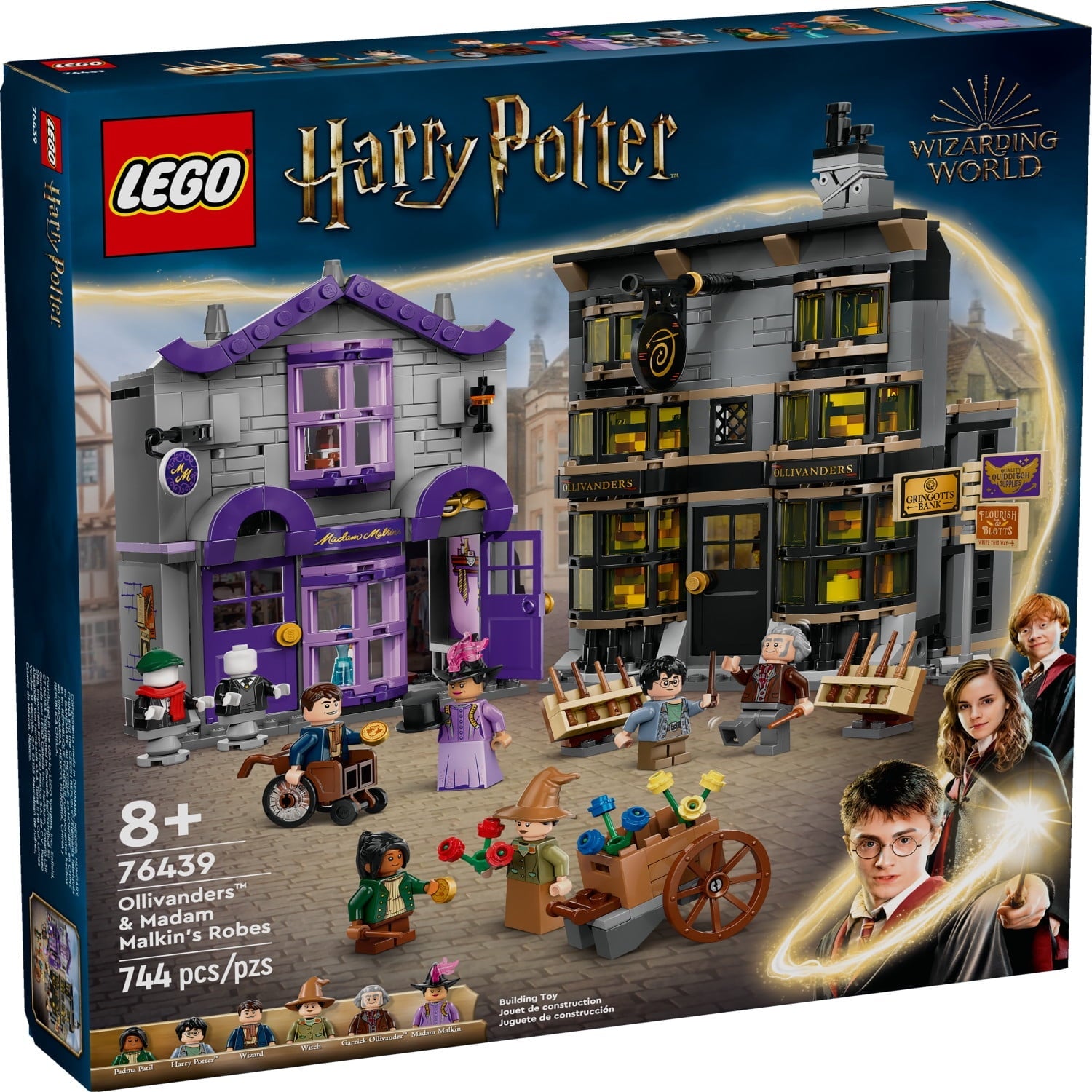 LEGO Harry Potter Ollivanders & Madam Malkin's Robes Building Set, Playset for Kids, Toy for 8 Year Olds, 76439
