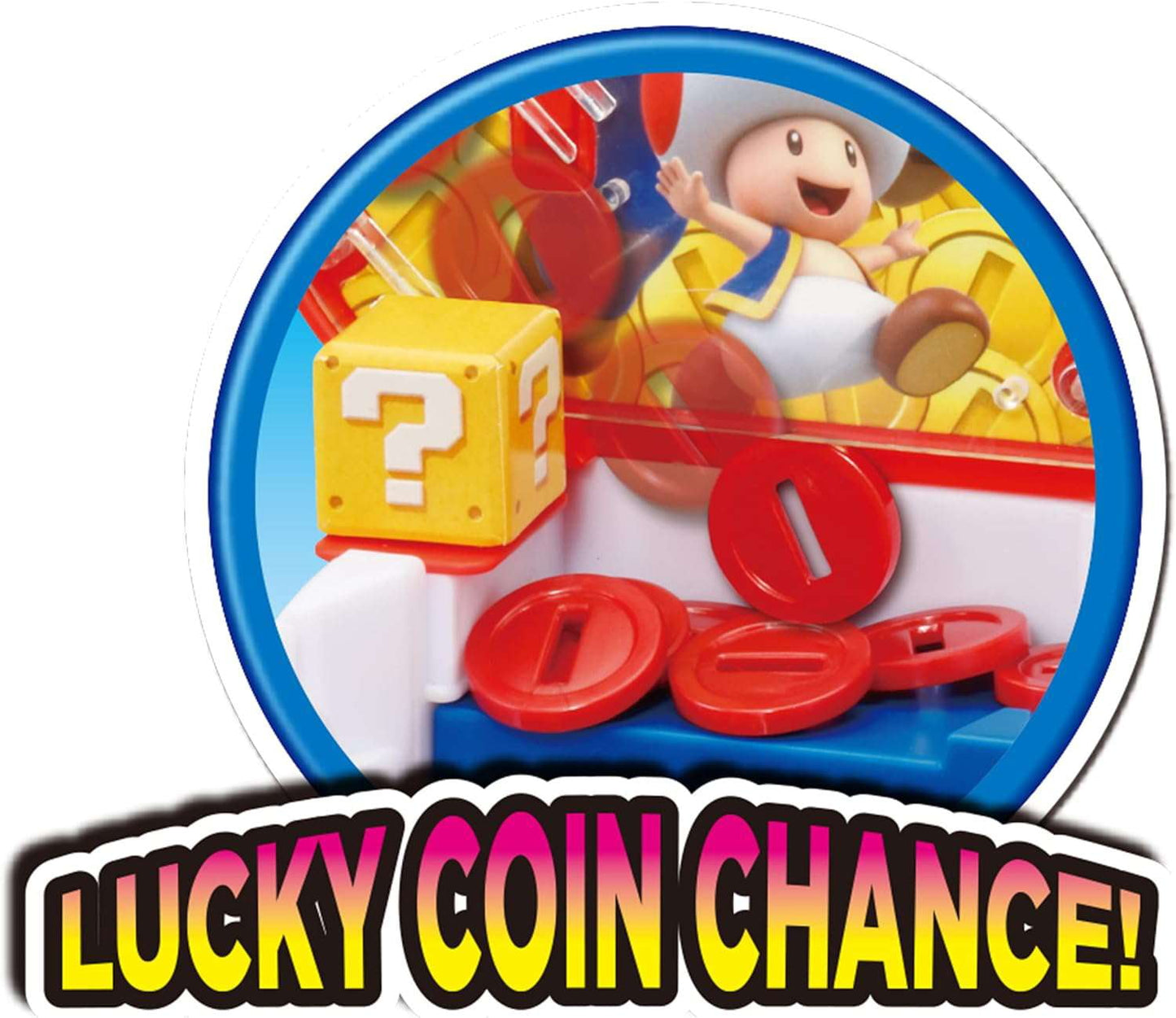 EPOCH Games Super Mario Lucky Coin Game, Tabletop Skill and Action Game