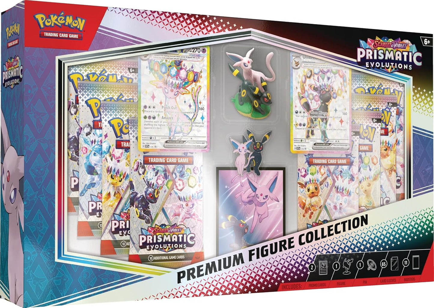 Pokemon Trading Card Games SV 8.5 Prismatic Evolutions Premium Figure Collection