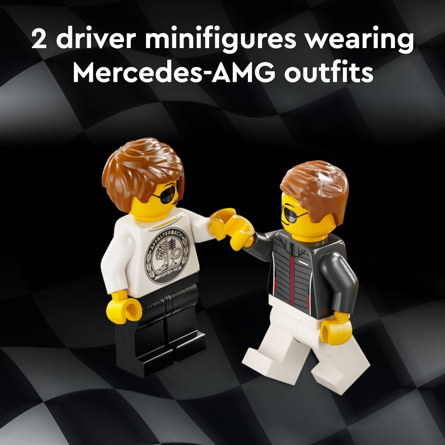 LEGO Speed Champions Mercedes-AMG G 63 & Mercedes-AMG SL 63 F1 Toy Car Formula 1 Vehicle Set for Kids 2 Building Sets 2 Driver Minifigures Convertible Toy