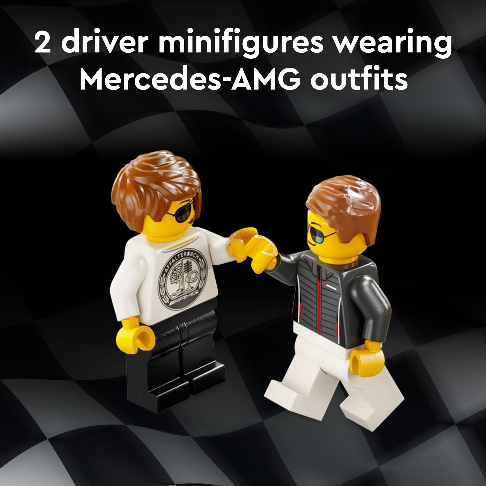 LEGO Speed Champions Mercedes-AMG G 63 & Mercedes-AMG SL 63 F1 Toy Car Formula 1 Vehicle Set for Kids 2 Building Sets 2 Driver Minifigures Convertible Toy
