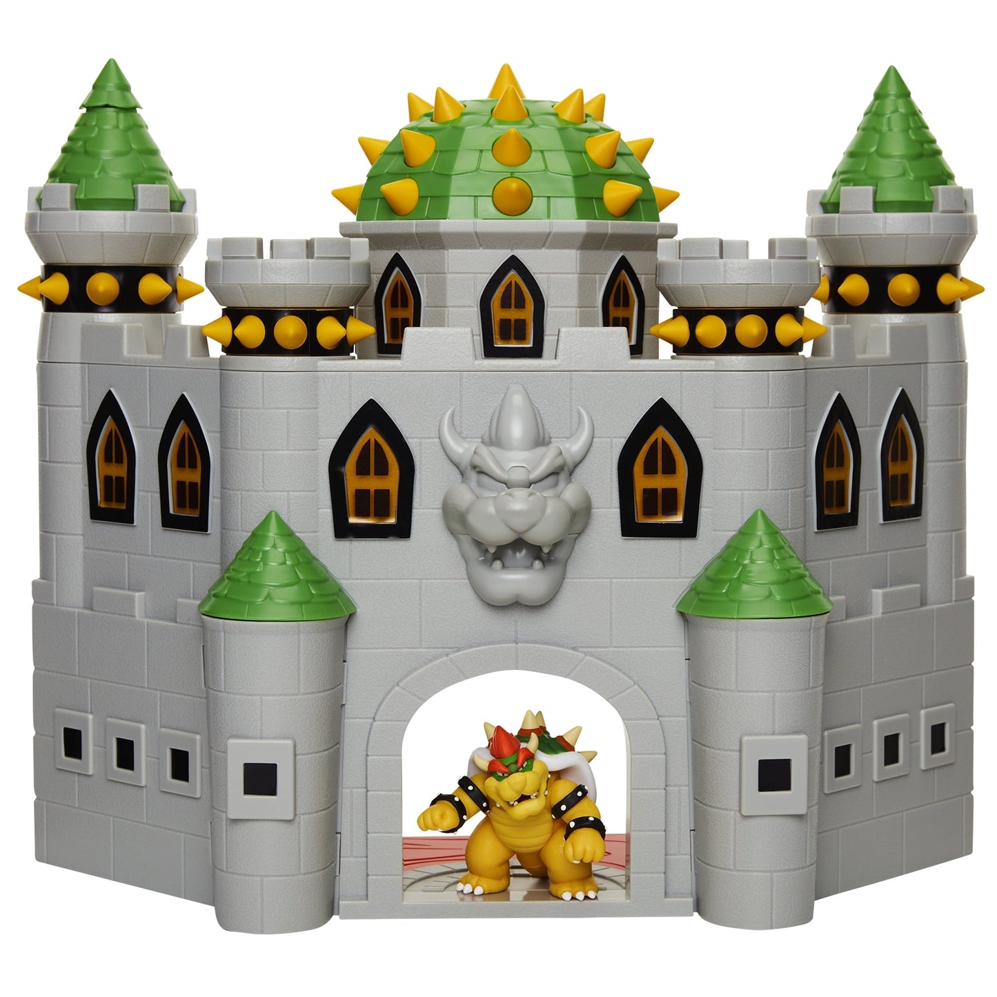 Nintendo Super Mario Deluxe Bowsers Castle 2.5 inch Action Figure Playset