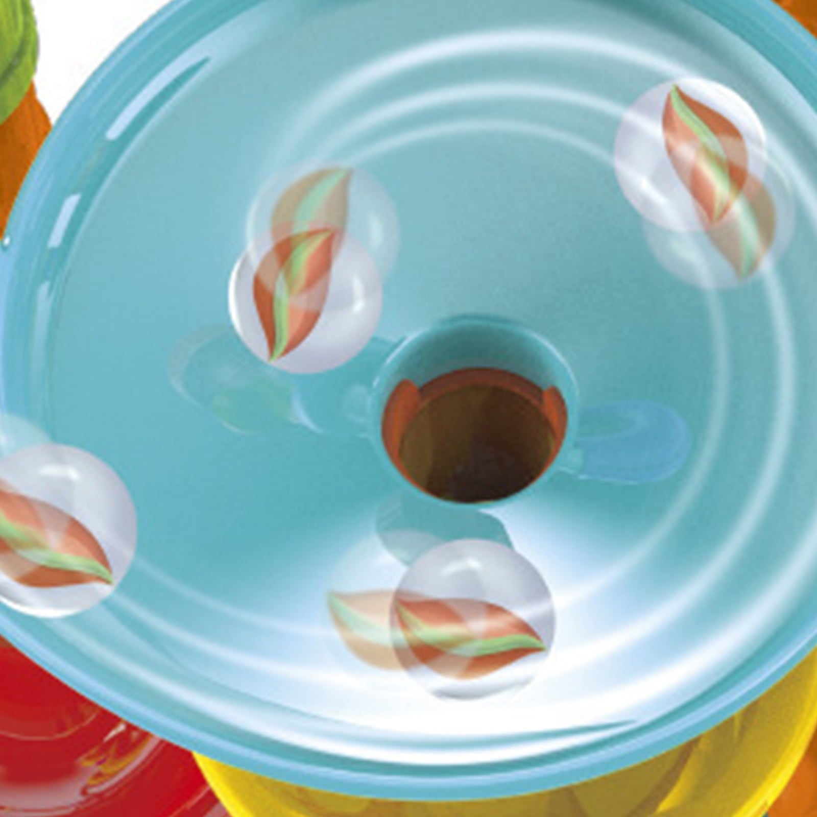 Hinzonek 113PCS kid Marble Run Race Coaster Set, Marble Run Railway Toys Construction Toys Building Blocks Set Marble Run Race Coaster Maze Toys for Kids,Gift for Boys Girls