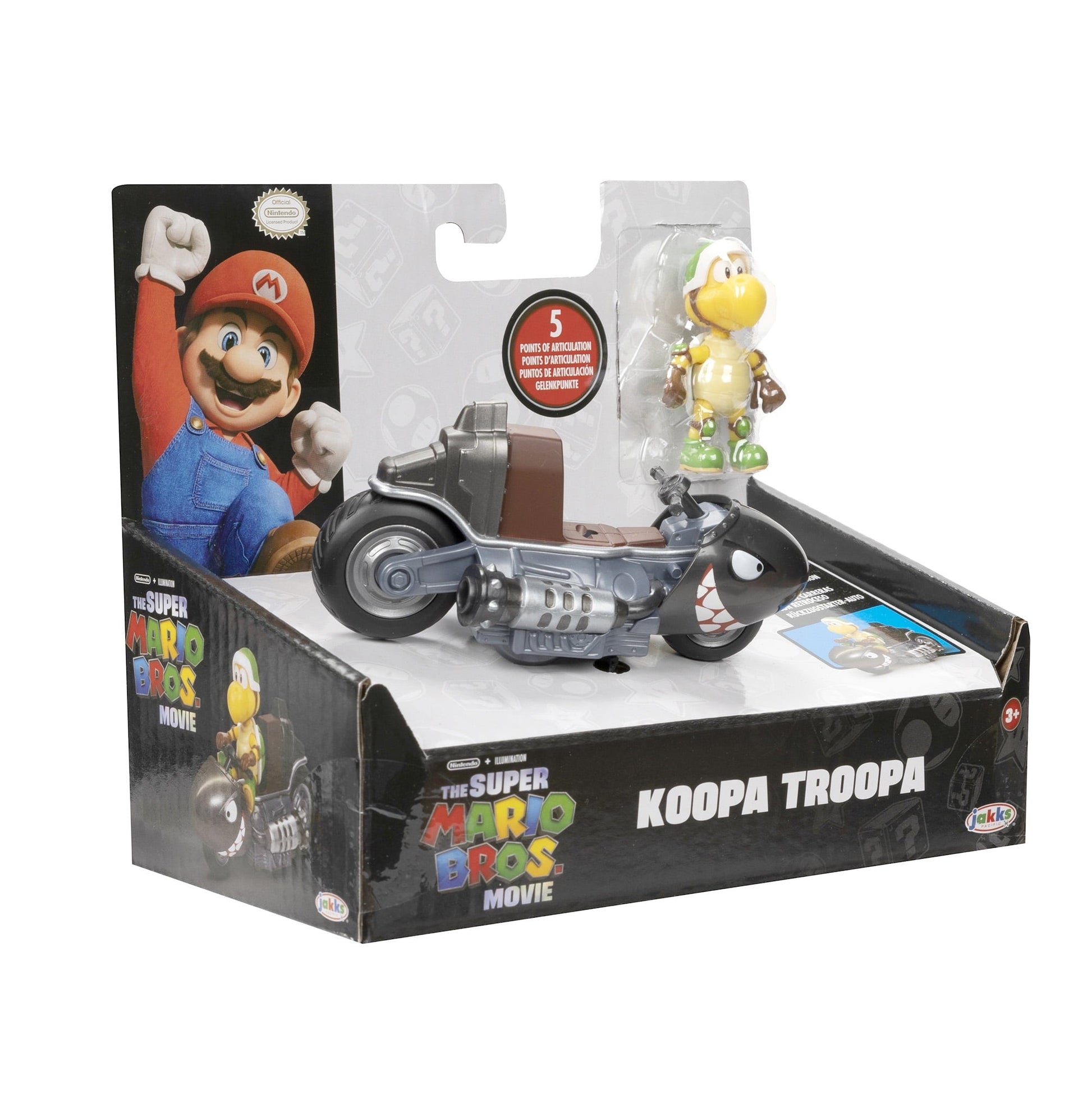 Super Mario Bros Movie Koopa Troopa Action Figure, 2.5"