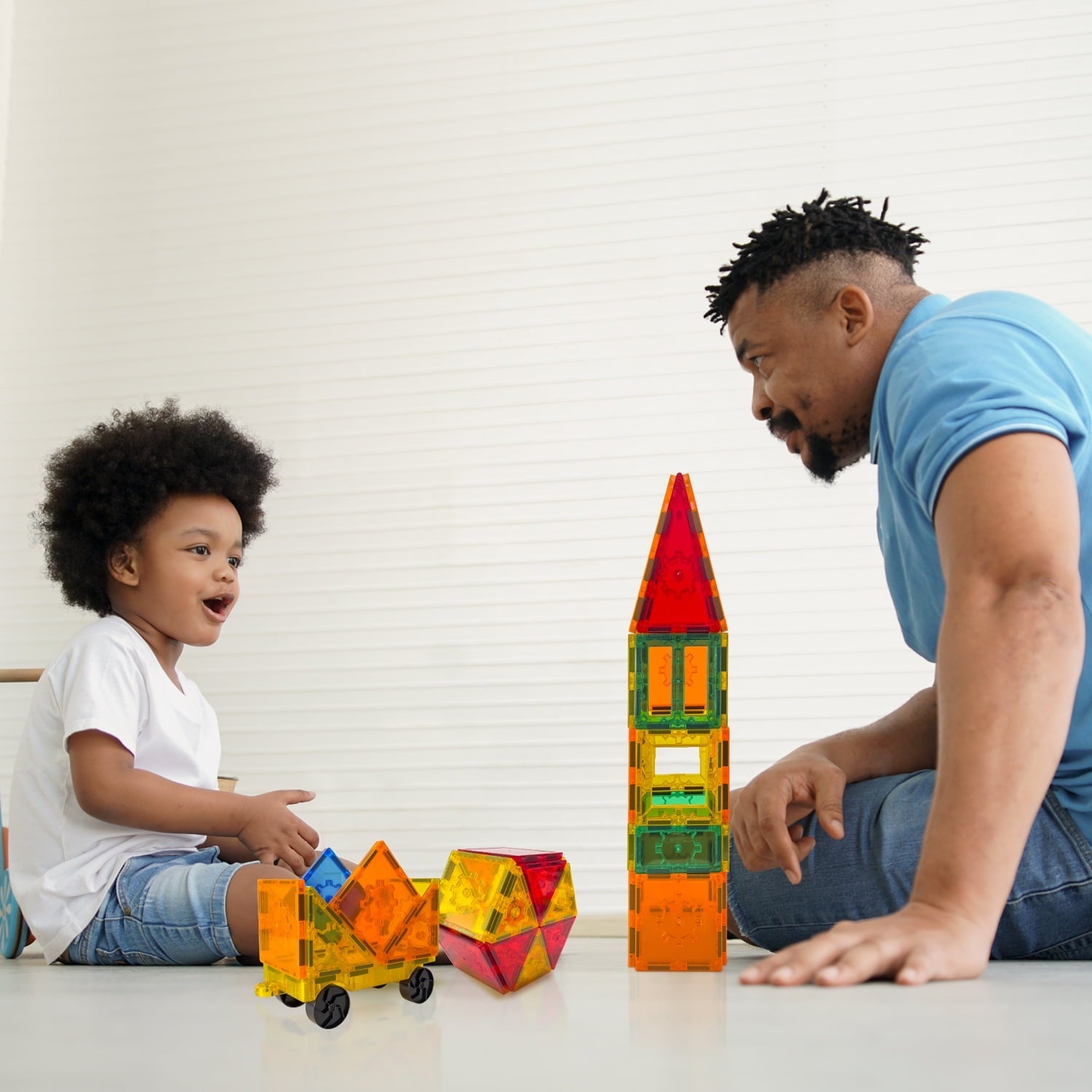 Tytan Magnetic Tile Building Set - 100-Piece STEAM Toy for Kids Ages 3+