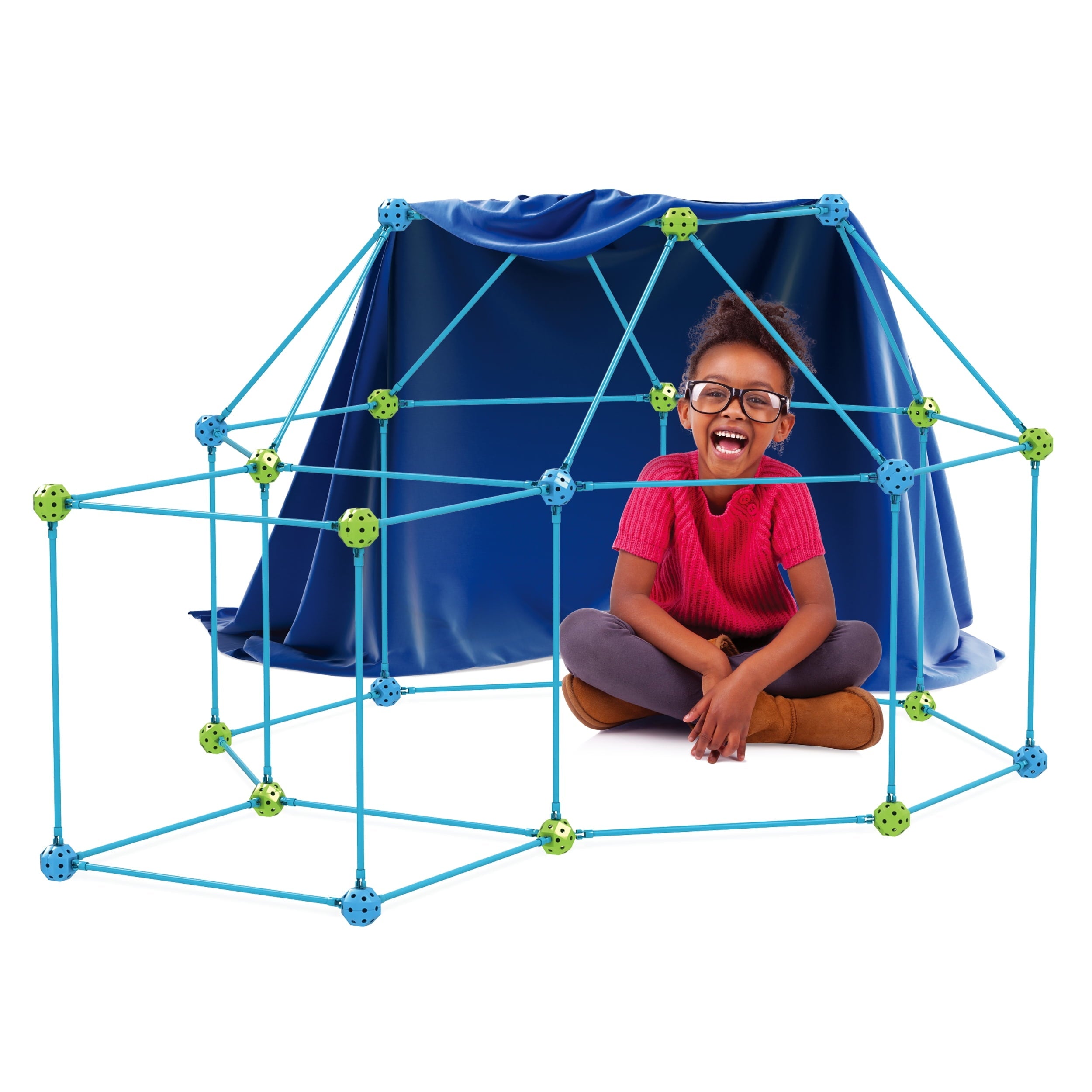Construct-a-Fort Buildable Children's Playset, 85 Pieces Count per Pack, Ages 3+ by MinnARK