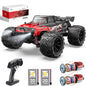 DEERC 9500E 1:16 Scale All Terrain RC Car, 4x4 High Speed 40 KPH RC Truck, 2.4Ghz Remote Control Truck with 2 Batteries, Off-Road Monster Truck for Adults Kids