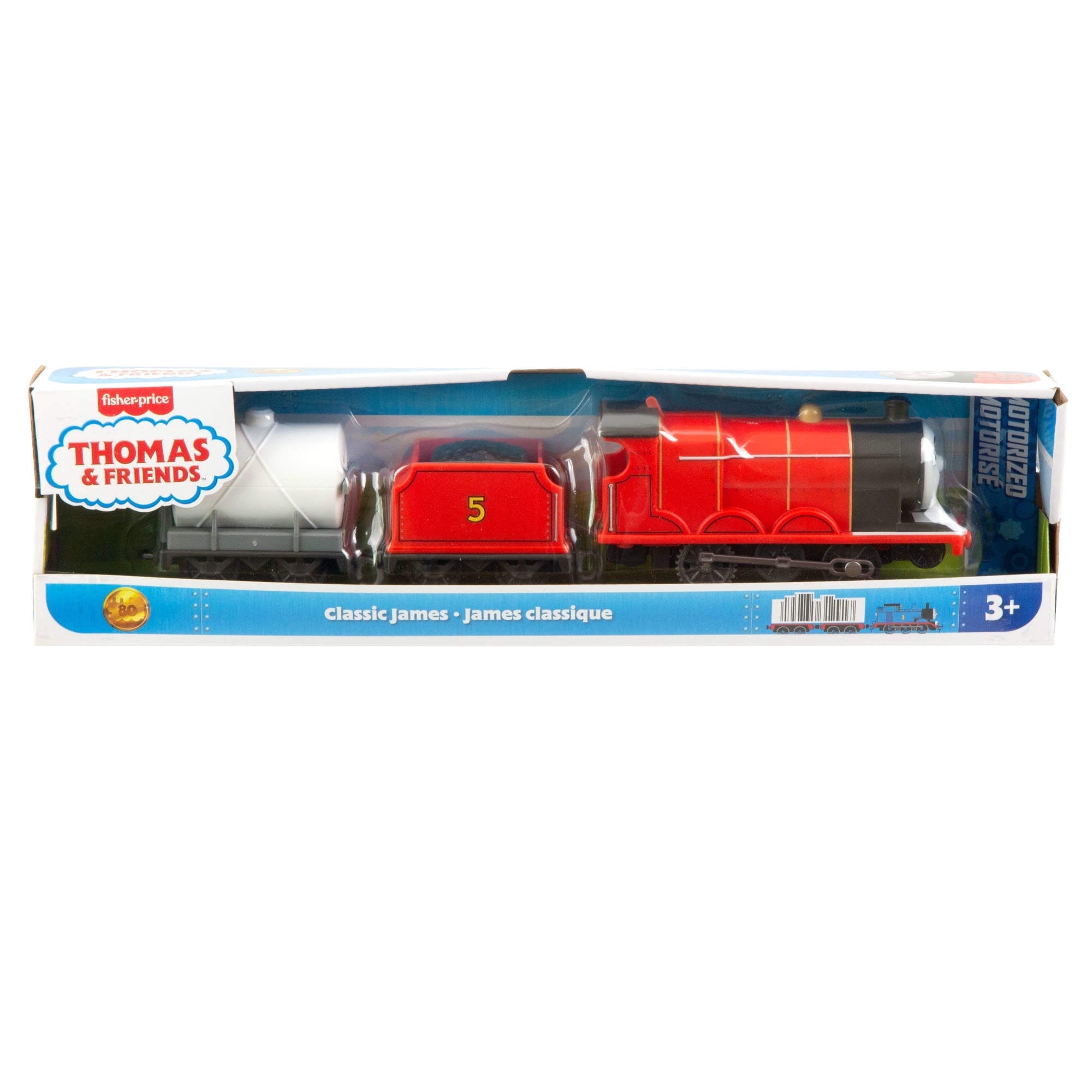 Thomas & Friends by Fisher-Price Greatest Moments Motorized Classic James Engine, Toy Train