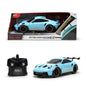Jada Toys Porsche 911 (992) GT3 RS – 1:16 RC – USB Rechargeable with Turbo Function, Radio Control Cars(Blue)