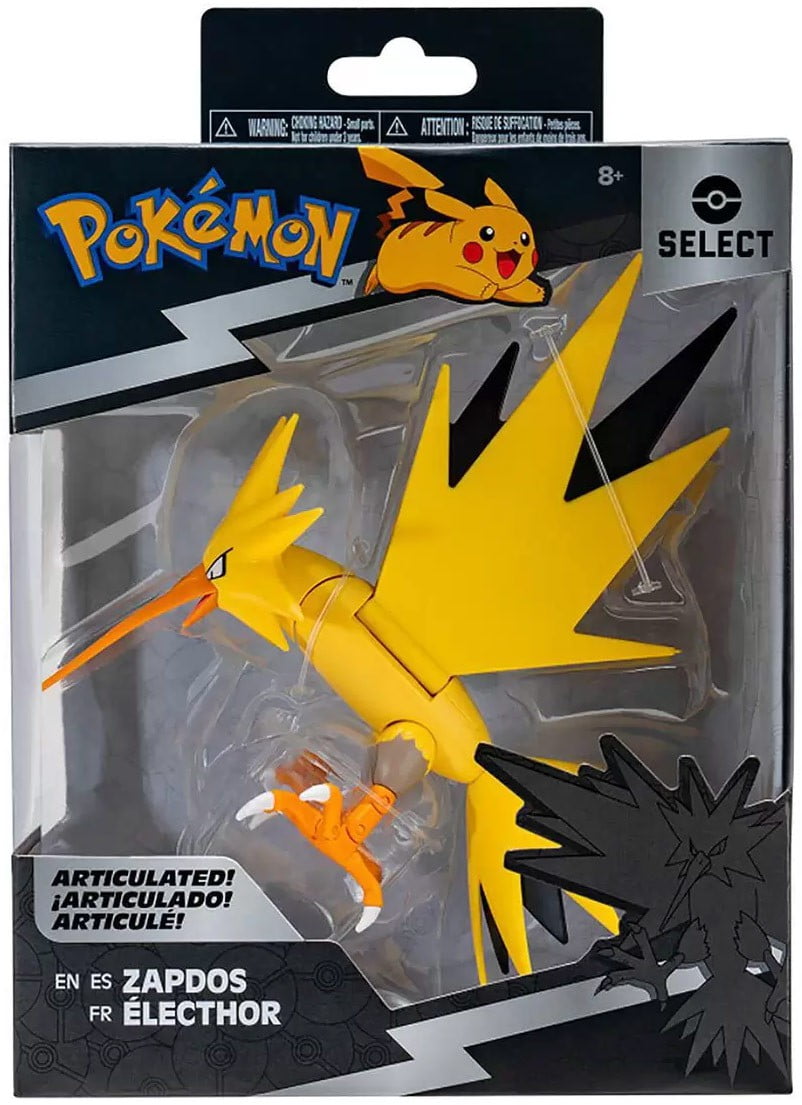 Jazwares Pokemon Select Series 2 Collectible Zapdos Action Figure, 6"