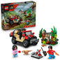 LEGO Jurassic World Raptor Off-Road Escape Dinosaur Toy - Building Playset with Dinosaur Action Figures, Jurassic World Toy for Boys & Girls, Ages 6+ - Gift for Christmas - 76972