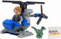 LEGO Jurassic World: Owen with Helicopter and Baby Raptor Blue
