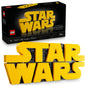 LEGO Star Wars Brick-Built Star Wars Logo - Building Blocks for Adults 18+ - Collectible DIY Model Kit - Unique Gift For Men and Women - Home Decor Idea for Fans of the Movie Series - 75407
