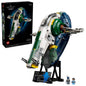 LEGO Star Wars Jango Fett’s Firespray-Class Starship Building Set for Adults - Attack of the Clones Collectible Model Kit and Room Decor - DIY Gift Idea for Men, Women, & Any Fans, Ages 18+ - 75409
