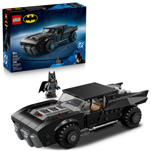 LEGO DC Batman: The Batman Batmobile Building Toy for Kids - Building Blocks W/Batman Minifigure & Golden Coin - Super Hero Room Decor for Boys & Girls, Ages 9+ - Gift Idea for Birthdays - 76332