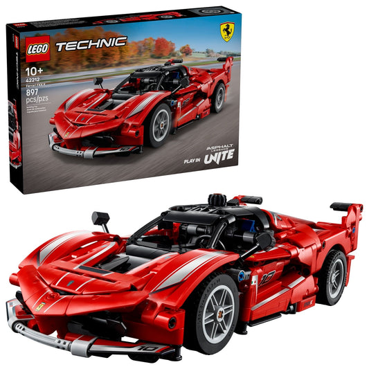 LEGO Technic Ferrari FXX K Kids Toy Car - Building Toy for Girls & Boys - Ferrari Car Toy for Ages 10+ - Makes a Cool Birthday or Any - Time Gift for Kids - Race Car Model for Play & Display - 42212