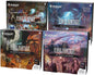 Magic: The Gathering Final Fantasy Scene Box Bundle - All 4 Scene Boxes | Garland at The Chaos Shrine, Children of Fate, The Siege of Alexandria, and Camp Comrades